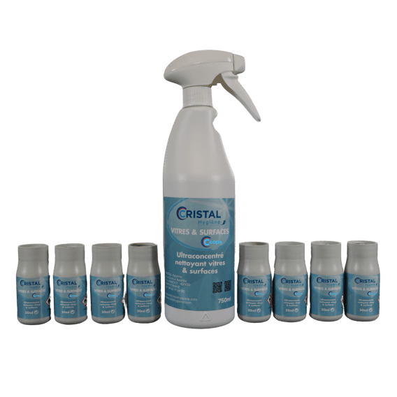 Kit C Caps vitres et surfaces ultraconcentré